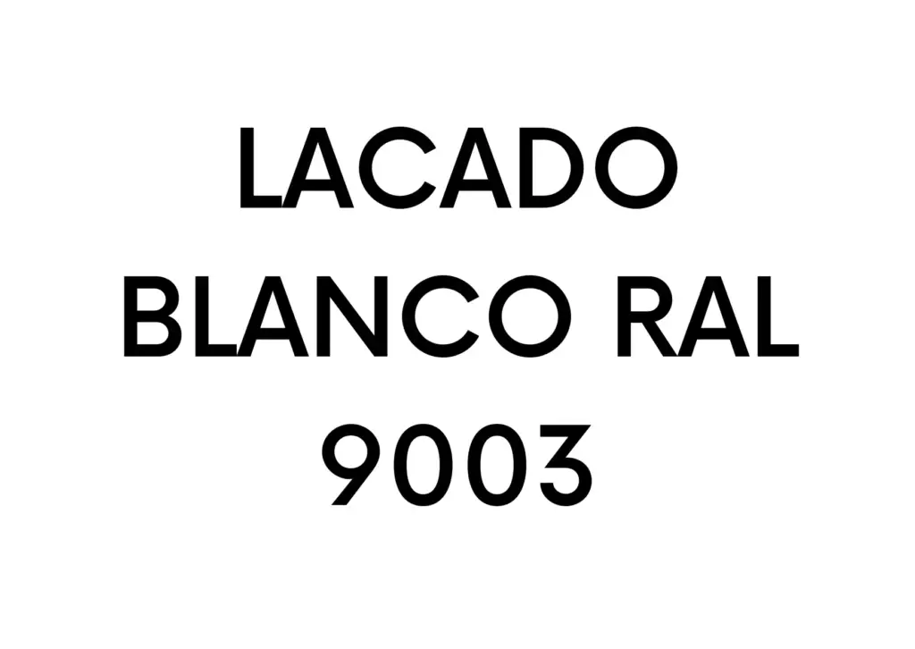 Lacado Blanco Ral 9003